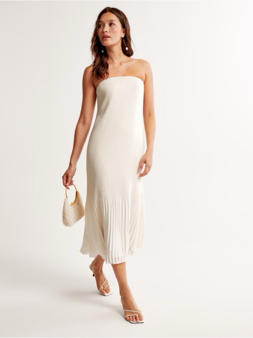 Abercrombie & Fitch Giselle Pleat Release Midi